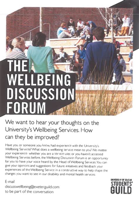 Wellbeing Discussion Forum The Doctoral College Blog