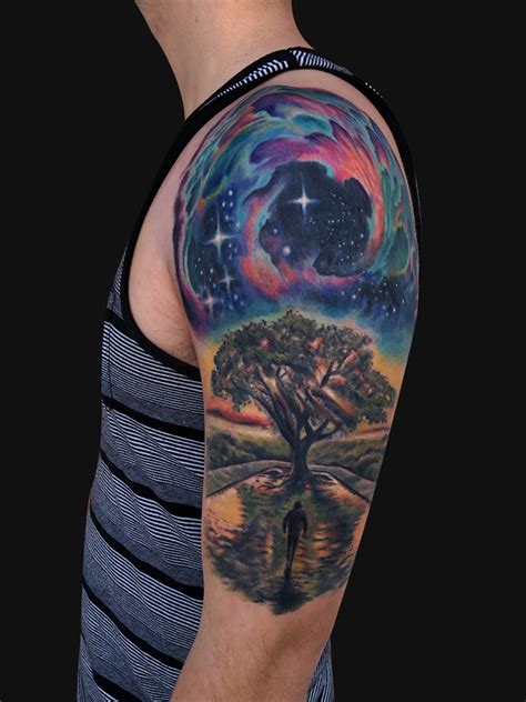 Due to its visibility, half sleeve tattoo designs tend to be complex and detailed. 45 Galaxy Tattoos For Out of World Experience