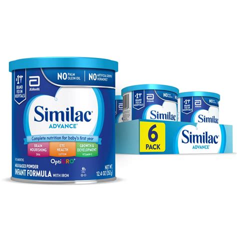 Similac Advance Infant Formula Powder Oz Pack Of 6 Ph