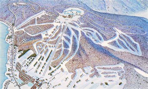 Wisp Ski Resort Wisp Ski Map By James Niehues