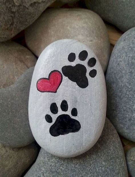 40 Awesome Diy Projects Painted Rocks Animals Dogs For Summer Ideas