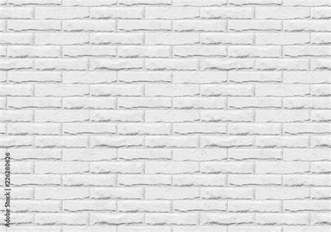 Seamless White Brick Wall Texture For 3d Mapping Stock Illustration