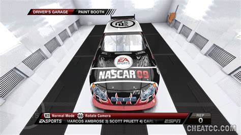 Enter these cheats at the cheat code screen under options at the main menu. NASCAR 09 Review for PlayStation 3