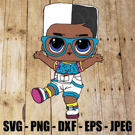 Free 257 Black Lol Surprise Dolls Svg SVG PNG EPS DXF File