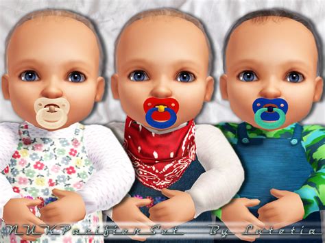 The Sims Resource Nuk Pacifier Set