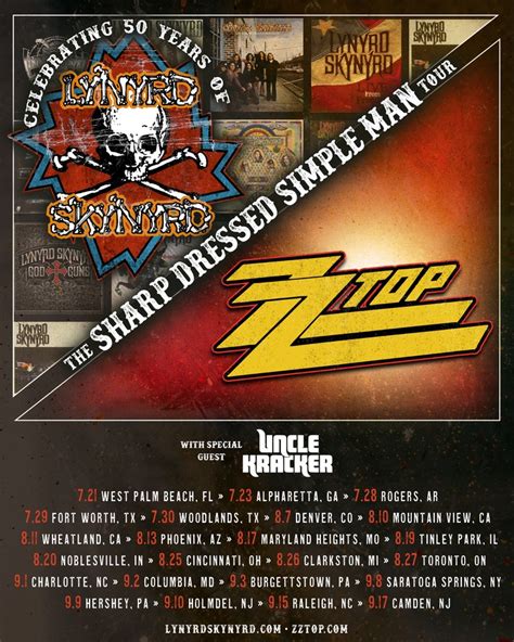 Zz Top Lynyrd Skynyrd Announce Tour The Rock Revival