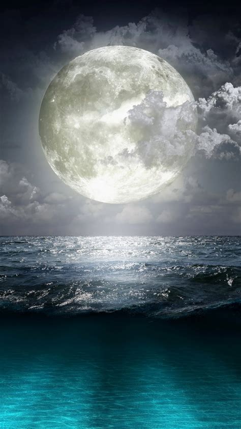Customize your desktop, mobile phone and tablet with our wide variety of cool and interesting animated wallpapers in just a few clicks! Super Moon Blue Ocean - Best htc one wallpapers