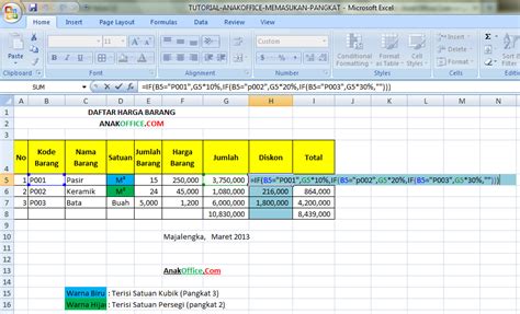 Cara Menghitung Diskon Di Excel Menggunakan If Wargacoid