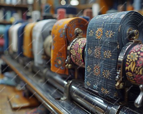 Premium Photo | Tailor crafts bespoke garments for discerning business