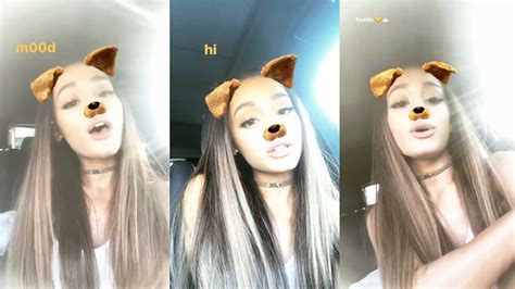 Ariana Grande Snapchat Story 16 July 2017 Youtube