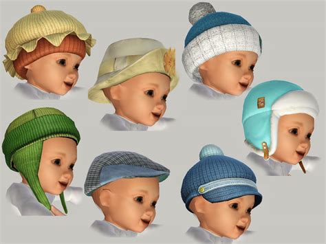 Mod The Sims Ea Toddler Hats Converted To Baby Accessoires