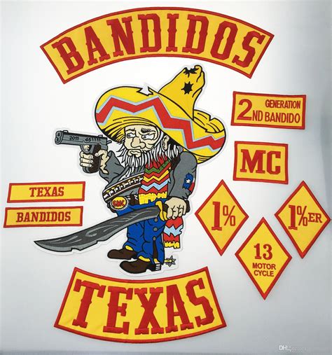 Bandidos worldwide logo vector (.eps) free download. 2020 Hot Sale BANDIDOS TEXAS MC Patch Embroidered Iron On ...