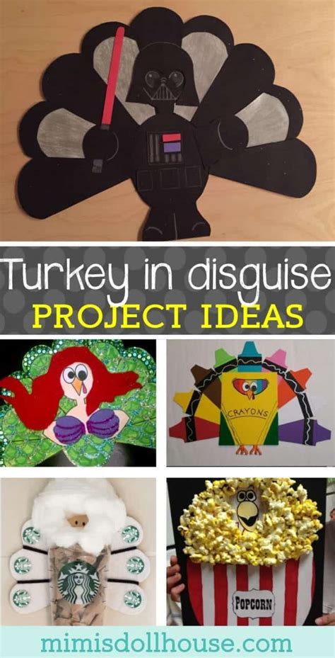 Thanksgiving Turkey In Disguise School Project Mimis Dollhouse