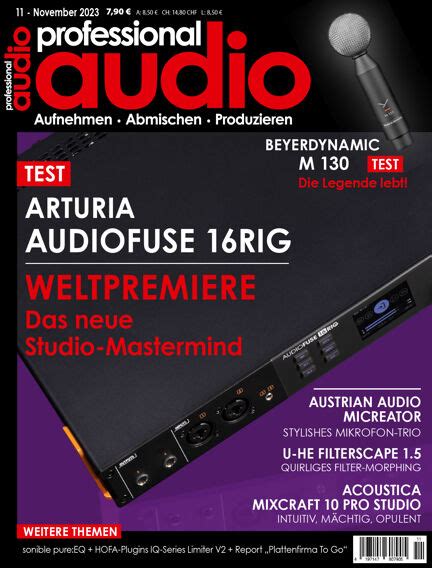 Read Professional Audio Magazin Magazine On Readly The Ultimate