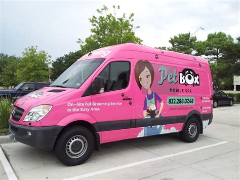 Mobile grooming in los angeles offers pet grooming in new state of the art pet spa vans. 9 best Mobile Pet Grooming Wraps images on Pinterest ...