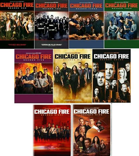 Chicago Fire Tv Series Season 1 2 3 4 5 6 7 8 9 1 9 Dvd New Set