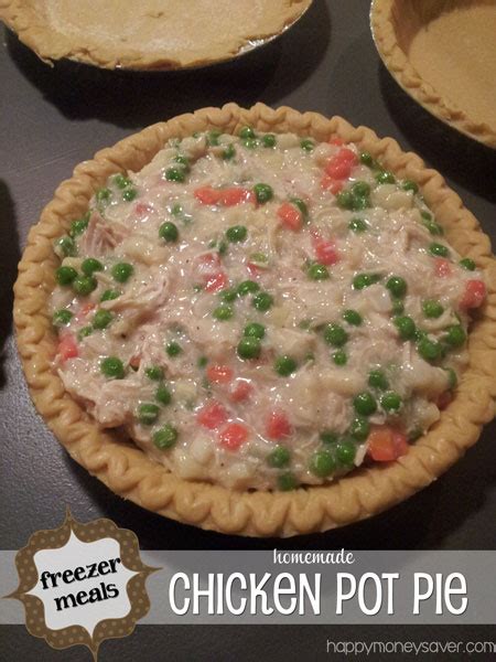 If you thought frozen chicken pot pie was good food, you need to try this homemade version. Homemade Chicken Pot Pie | Freezer Meal Friendly Recipe