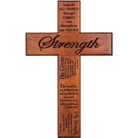 Christian Wall Cross Strength Wall Crosses Bible Study Series
