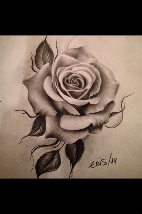 Pin By Shenayasimmons On Rose Tattoos Rose Drawing