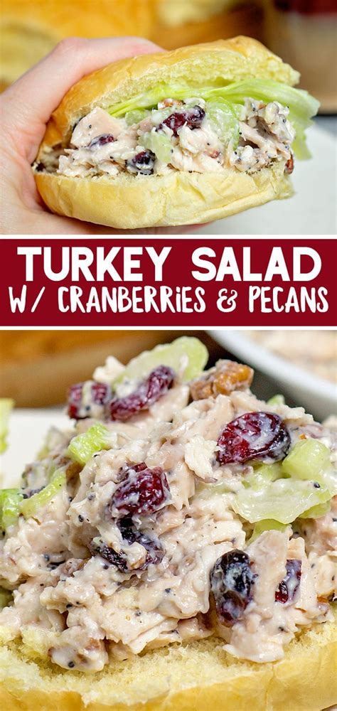 Leftover Turkey Recipes Easy Turkey Salas With Cranberries And Pecans