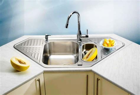 19 Corner Kitchen Sinks For Maximizing Limited Space