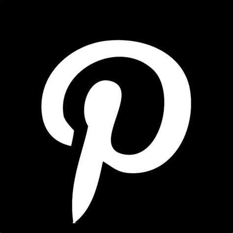 Pinterest 1 Logo Black And Whitepowerful Lifting