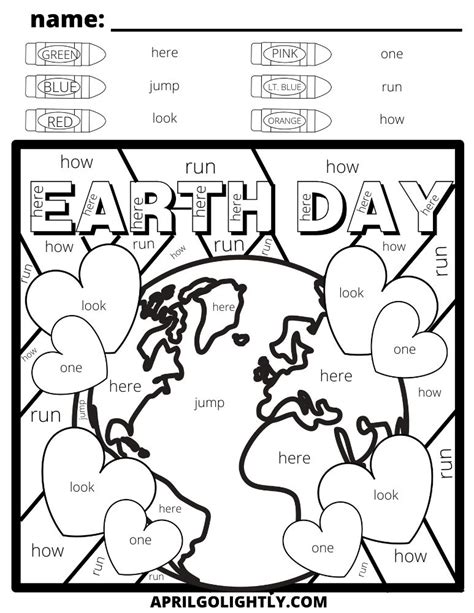 Earth Day Coloring Sheets - FREE Printable