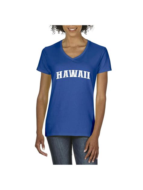 Iwpf Womens Hawaiian Islands Hawaii V Neck T Shirt