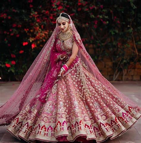 60 Shades Of Pink Lehenga For An Indian Bride Pink Is In