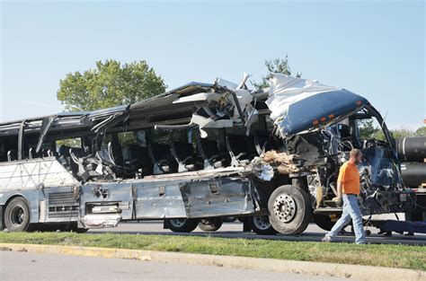 Greyhound Bus Crash In Highland Illinois