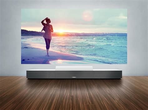 Sony Puts 4k Ultra Short Throw Projector Up Against The Wall