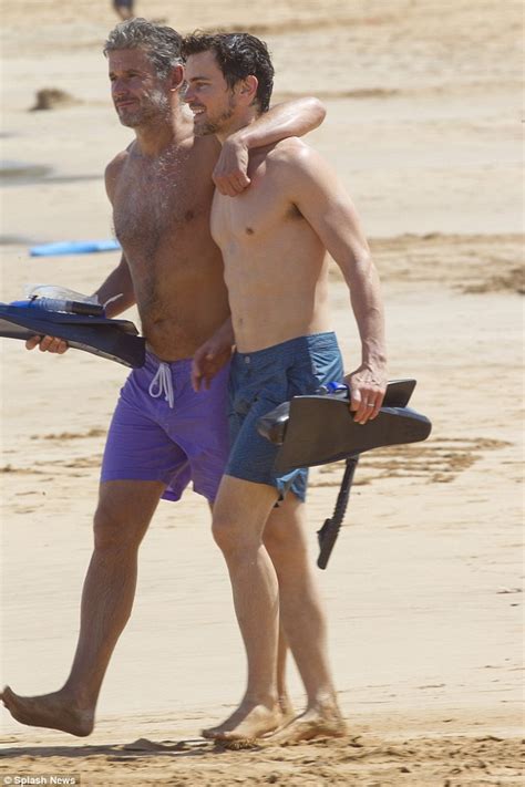 Matt Bomer Shirtless While Paddleboarding With Husband Simon Halls