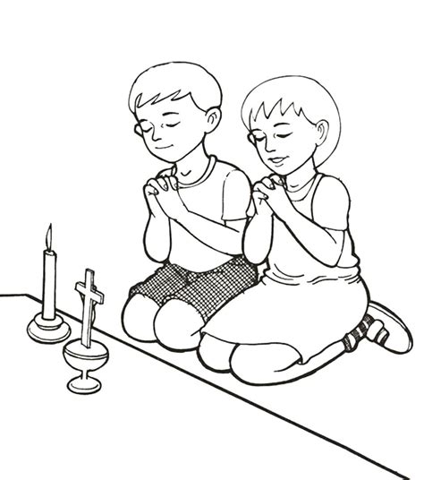 Gambar pemandangan cenderung memiliki tingkat gradasi yang unik, sehingga dibutuhkan kreatifitas lebih untuk membuatnya. Gambar Mewarnai Anak Berdoa Untuk Sekolah Minggu • BELAJARMEWARNAI.info