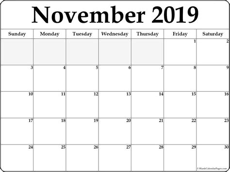 Fresh Printable Calendar November 2019 Free Printable Calendar Monthly