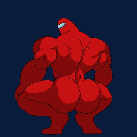rule 34 among us androgynous ass big ass bubble ass looking at viewer meme muscles presenting
