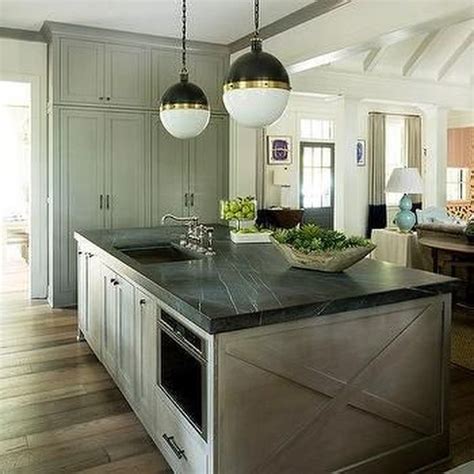 47 Elegant Honed Black Granite Countertop Ideas For Awesome Kitchen