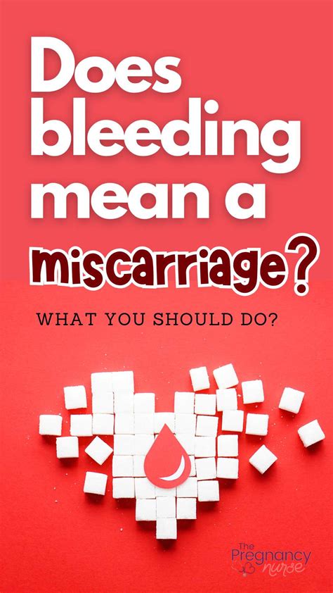 Does Vaginal Bleeding Mean A Miscarriage In Early Pregnancy The