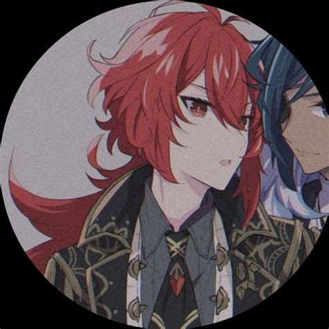 Diluc And Kaeya Matching Icon Cool Anime Guys Cute Icons Matching Icons