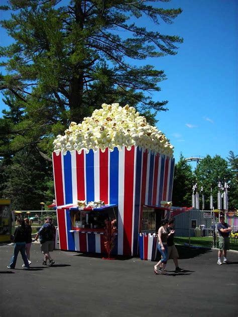 Popcorn Stand Unusual Buildings Unique Buildings Kiosk Design