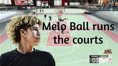 Lamelo Ball Runs The Courts In Nba 2k20 Youtube