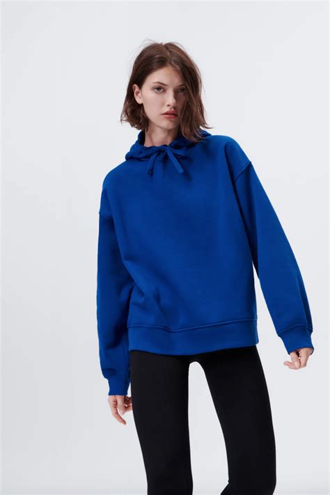 Zara Basic Hoodie Sweatshirt