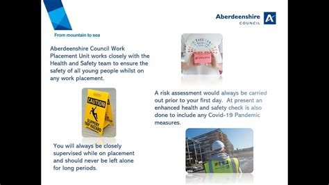 aberdeenshire council work placement team youtube