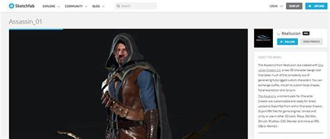 Character Creator 2 Publishing Animated 3d Characters To Sketchfab