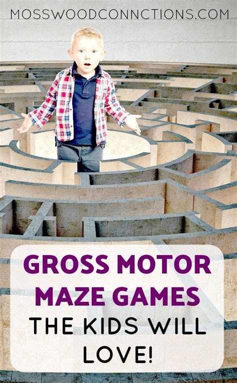 Gross Motor Maze Games Mosswood Connections Kids Motor Skills Maze
