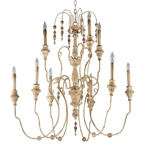 Shop the white chandeliers collection on chairish, home of the best vintage and used furniture, decor and art. Maison French Country Antique White 9 Light Chandelier ...