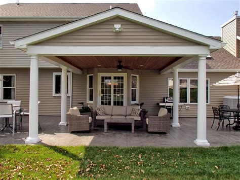 Traditional Covered Patio Ideas Concrete Patio Outdoor Designs Decorating Ideas Design Old