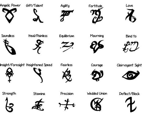 Shadow Hunter Tattoos And Their Meanings Runes Symbols And Meanings