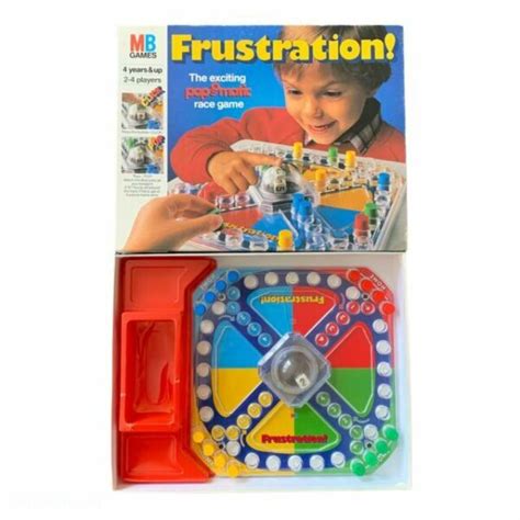 Mb Hasbro Frustration Board Game Has14544 For Sale Online Ebay