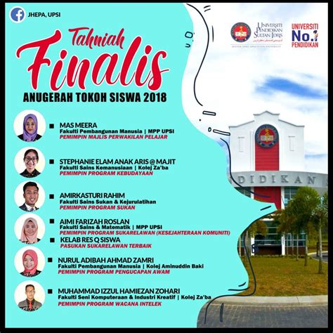 Check spelling or type a new query. 7 Finalis UPSI Layak Ke Anugerah Tokoh Siswa 2018 - E-Pena ...