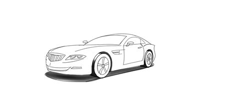 Draw A Car In Two Point Perspective Junior Car Designer Clipart
